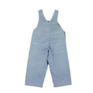 Salopette unisex twill a righe Blu e Bianco | Maria Chicoria