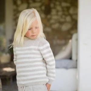 Maglione Beige a righe | 1+inthefamily