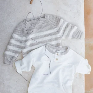Maglione Beige a righe | 1+inthefamily