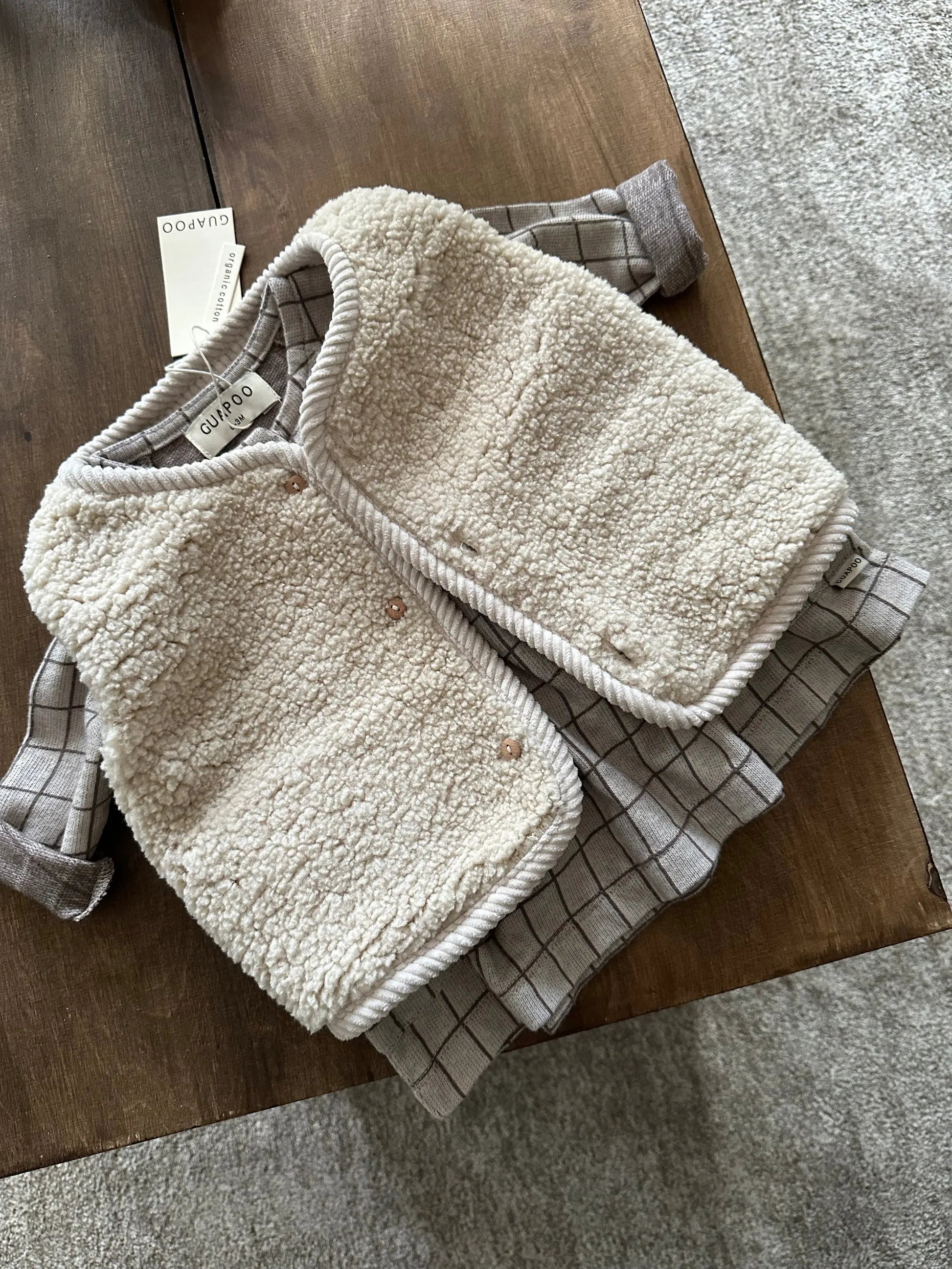 Abito Check Beige/Marrone Guapoo