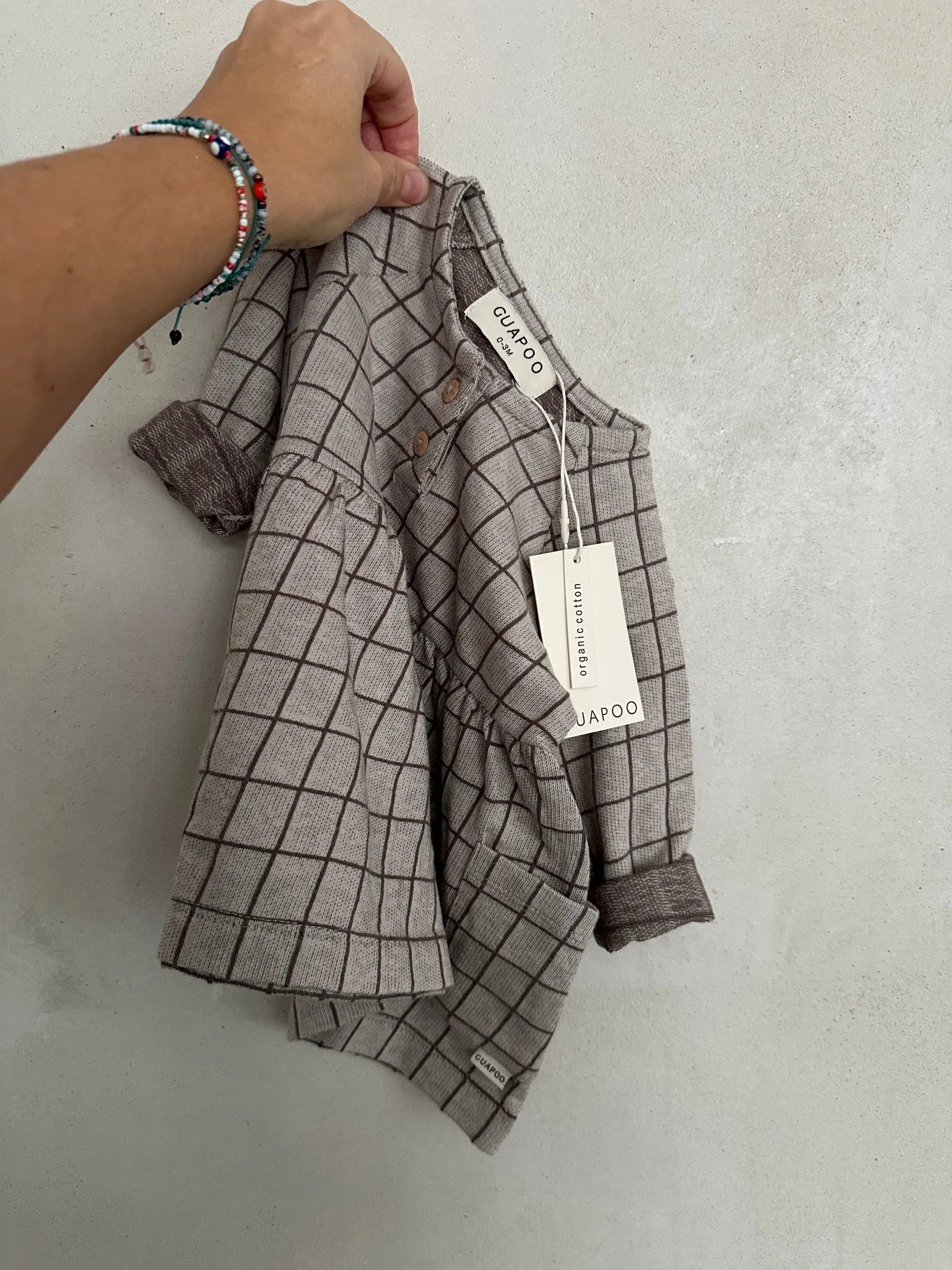 Abito Check Beige/Marrone Guapoo