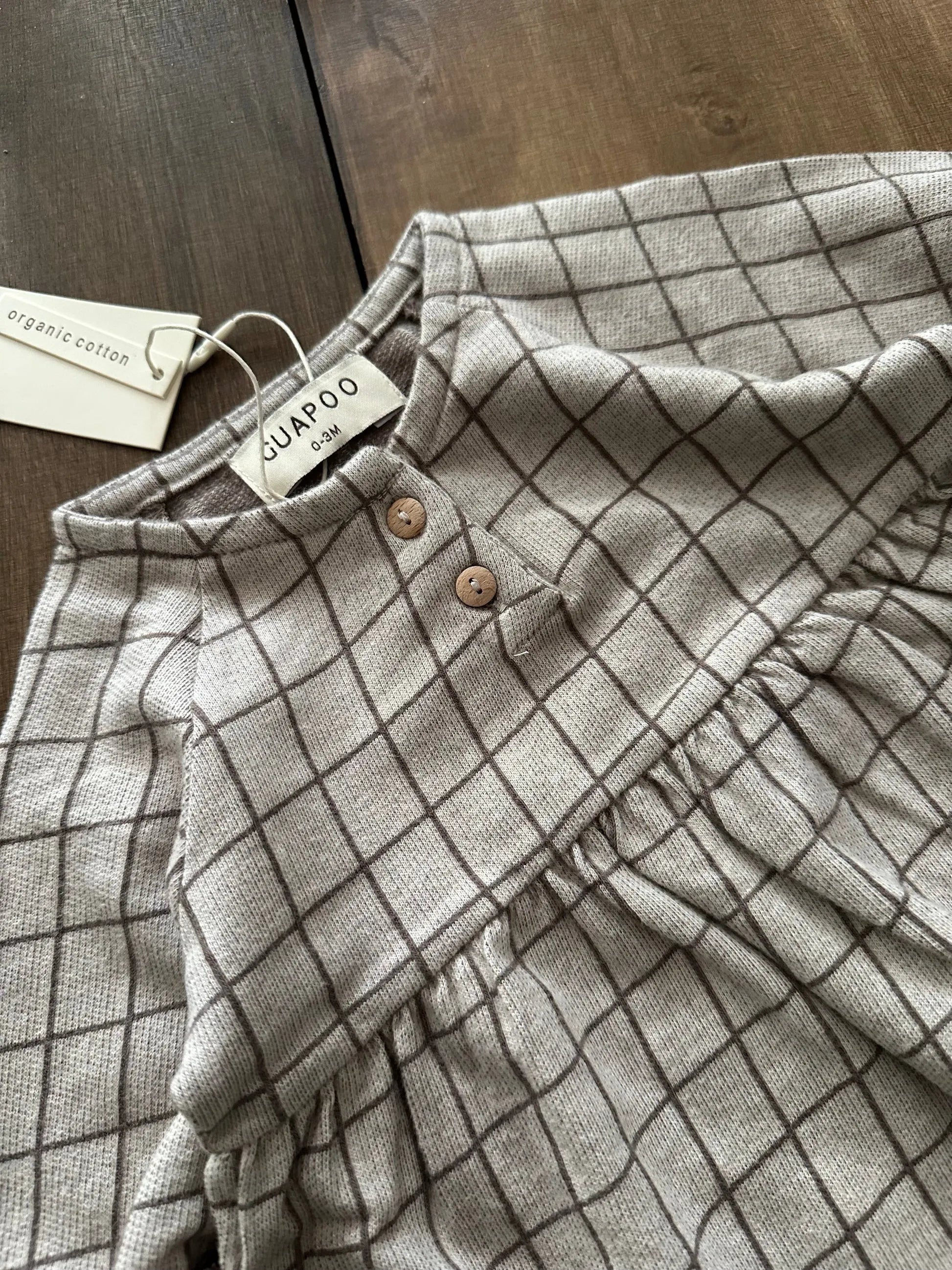 Abito Check Beige/Marrone Guapoo