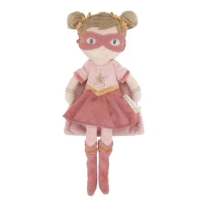 Bambola morbida Supereroe Rosa 35cm Little Dutch