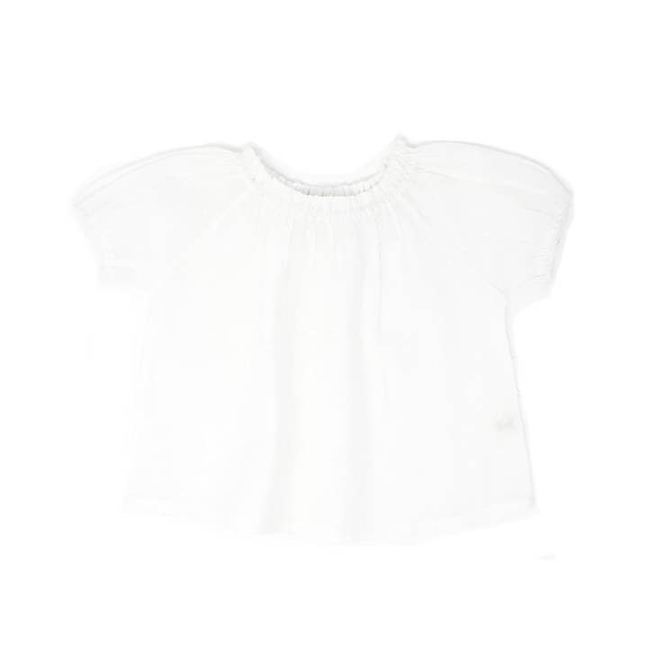 Blusa Bianca in cotone | OPILILAI