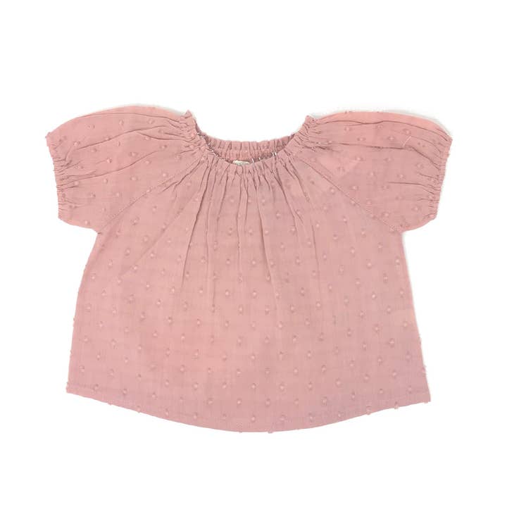 Blusa Rosa antico in cotone | OPILILAI
