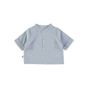 Camicia collo coreana Petit Indi