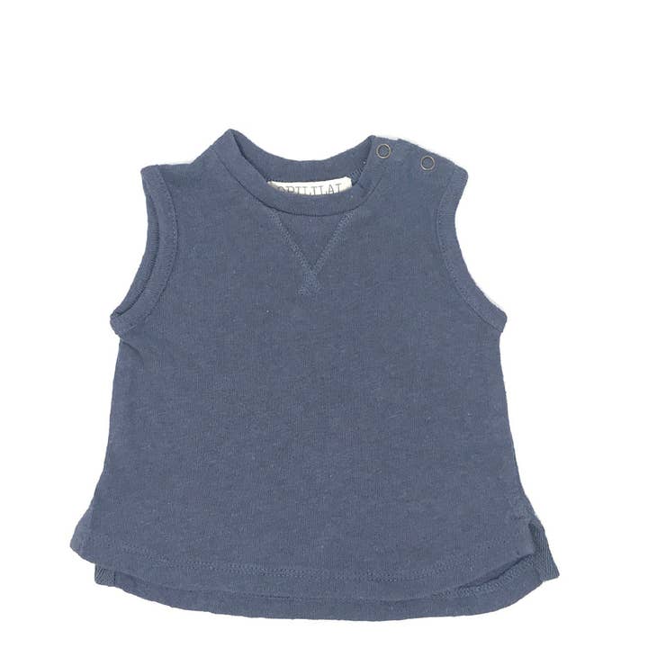 Canotta Blu in cotone | OPILILAI