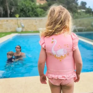 Costume da bagno galleggiante Lily per bambina Plouf Safety Concept