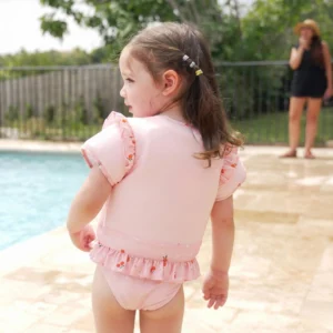 Costume da bagno galleggiante per bambina: Clémousse Plouf Safety Concept