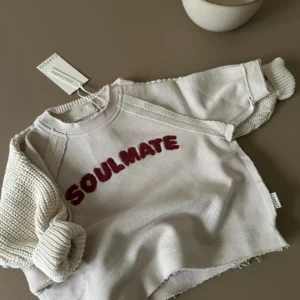 Felpa Raglan Soulmate Crema Guapoo