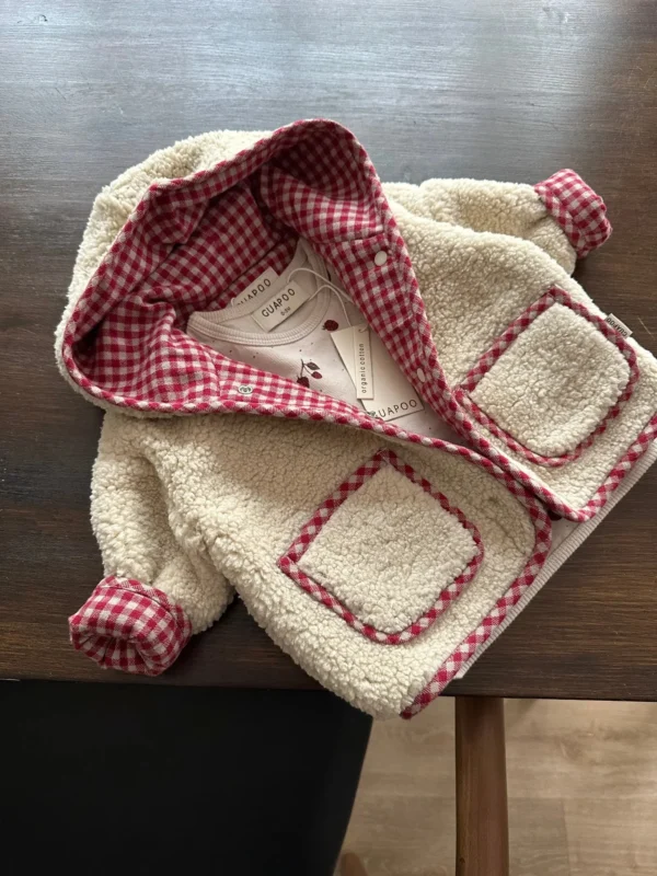 Giacca Teddy Reversibile Crema Guapoo