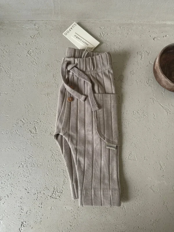 Leggings A Costine Tortora Guapoo