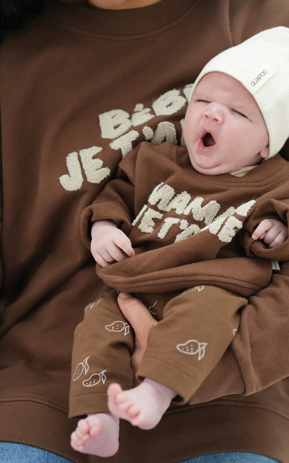 Maglia Cacao Maman Je T'aime Guapoo