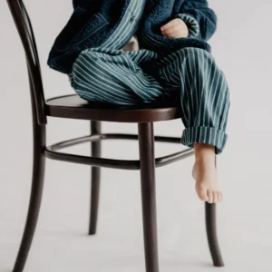 Pantaloni A Righe Verde Blu Guapoo