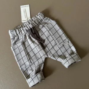 Pantaloni Check Beige/Marrone Guapoo