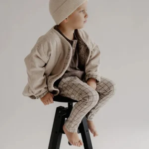 Pantaloni Check Beige/Marrone Guapoo