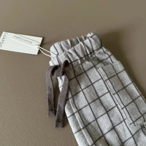 Pantaloni Check Beige/Marrone Guapoo