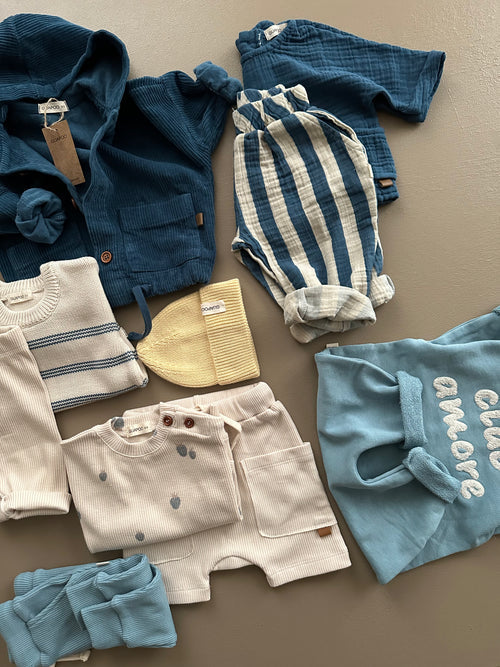 PANTALONI IN MUSSOLA A RIGHE | Guapoo
