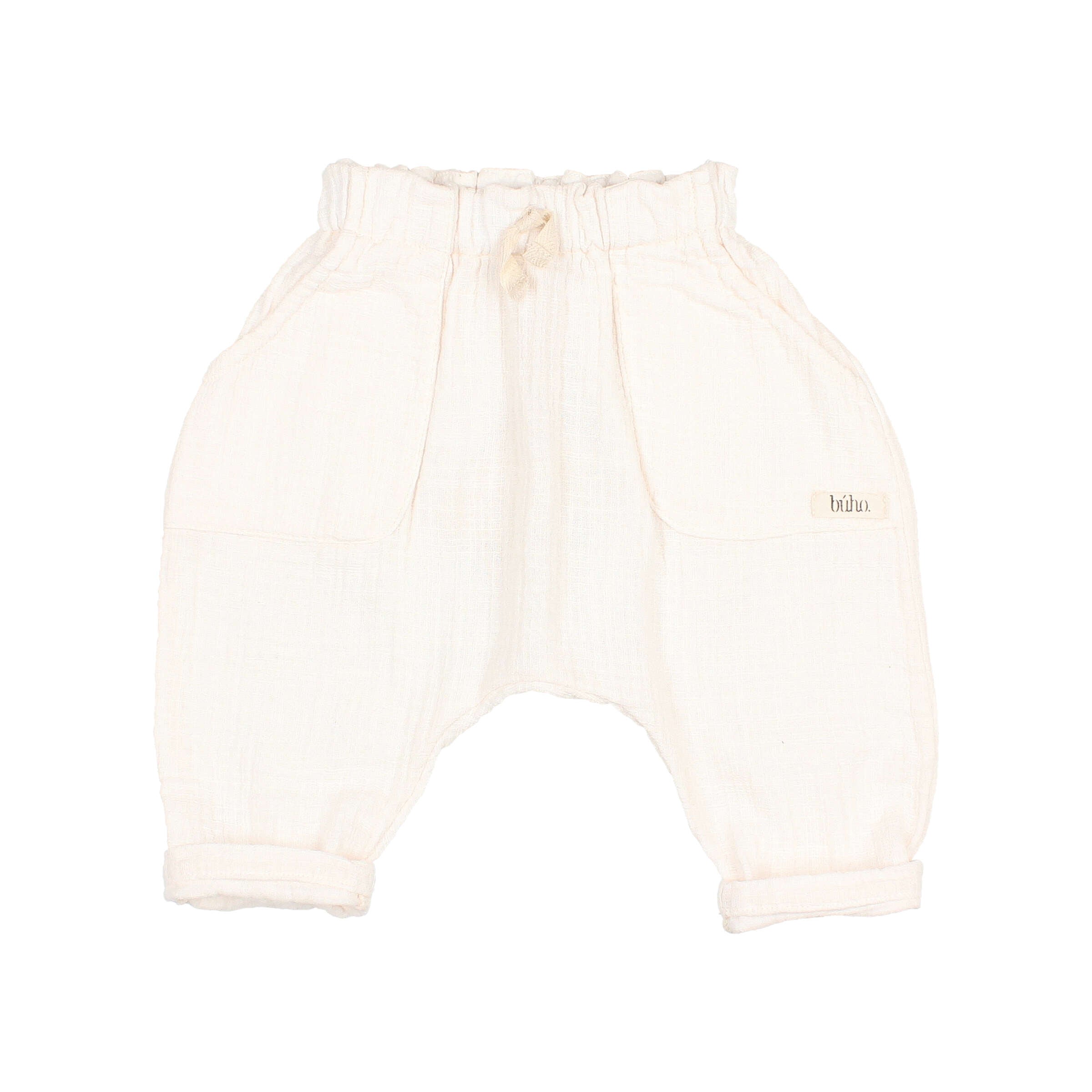Pantaloni in mussola di cotone Buho