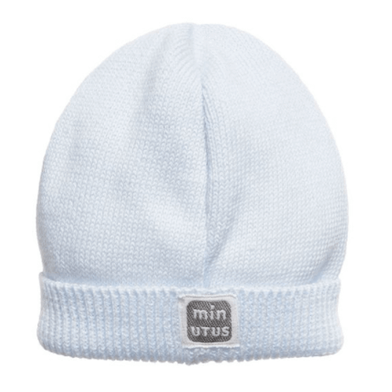 Set Per Neonato 100% Cotone - 3 Pezzi - Azzurro Minutus