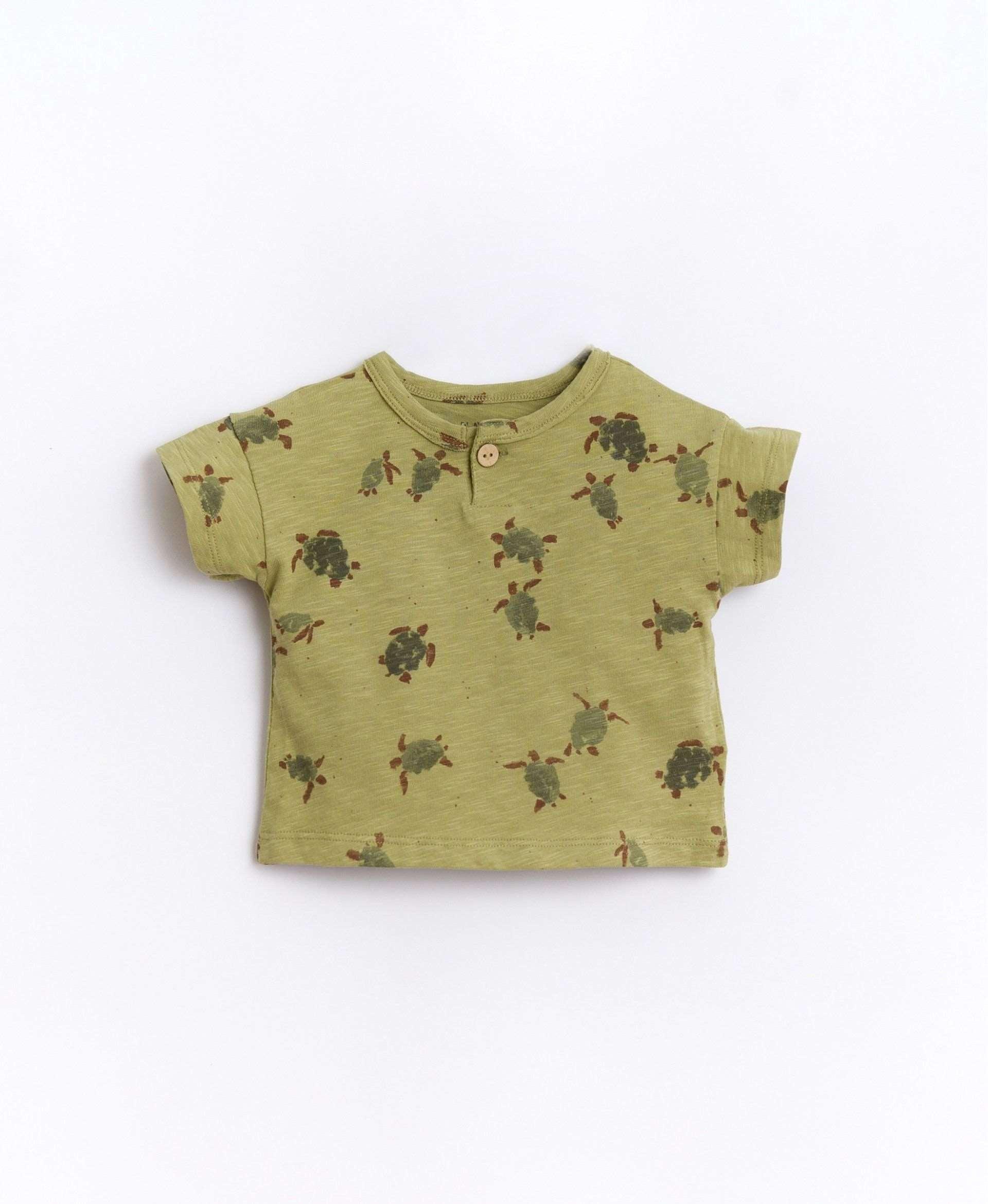 T-Shirt con stampa frutto della passione/tartarughe Play Up