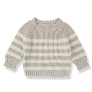 Maglione beige a righe 1+ in the family